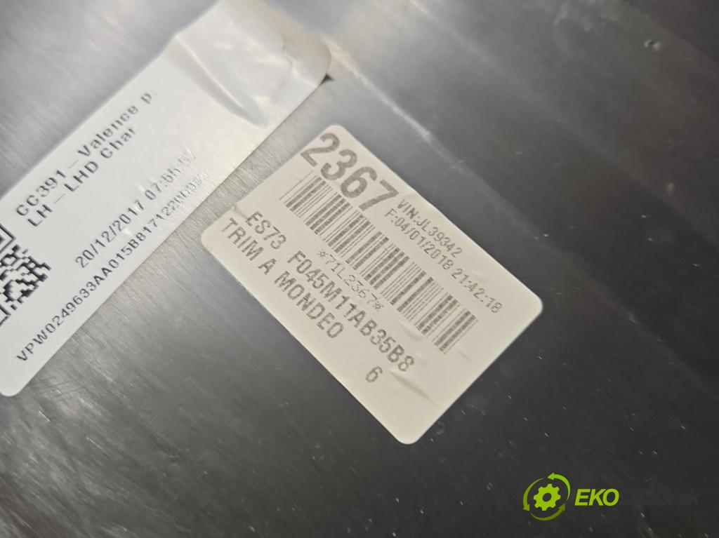 Ford Mondeo Mk5 2014-2022 2.0 16V 140 hp automatic 103 kW 1999 cm3 4- kryt plastová F045M11A