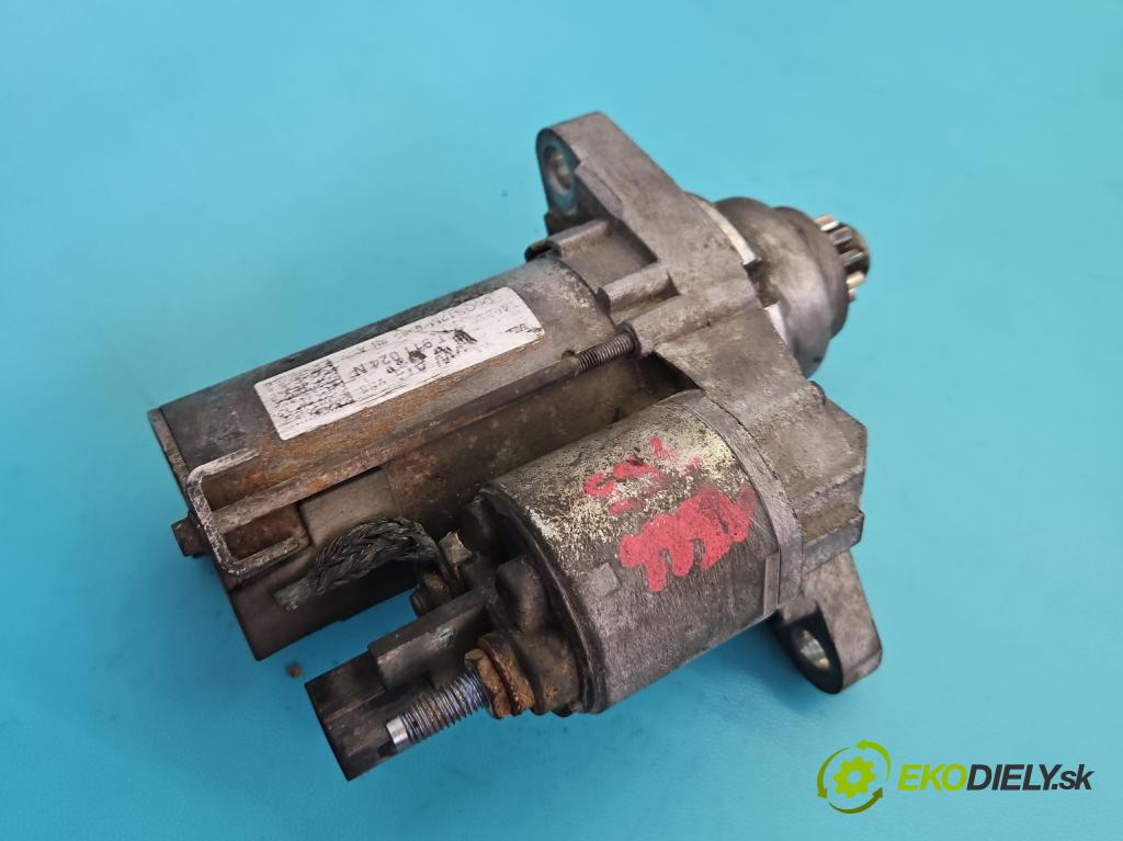 Skoda Roomster 1.4 16V 86 hp manual 63 kW 1390 cm3 5- startér: D6GS12M (Startér)