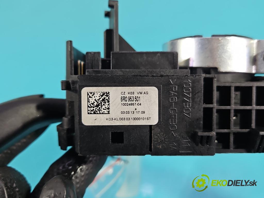 Skoda Roomster 1.4 16V 86 HP manual 63 kW 1390 cm3 5- prepínač komplex: 6R0953501 (Prepínacie páčky pod volantom)