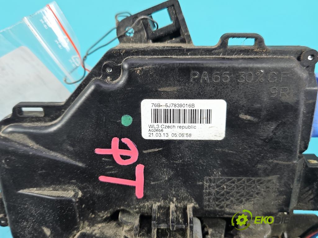 Skoda Roomster 1.4 16V 86 HP manual 63 kW 1390 cm3 5- zámok zadné pravý 5J7839016B