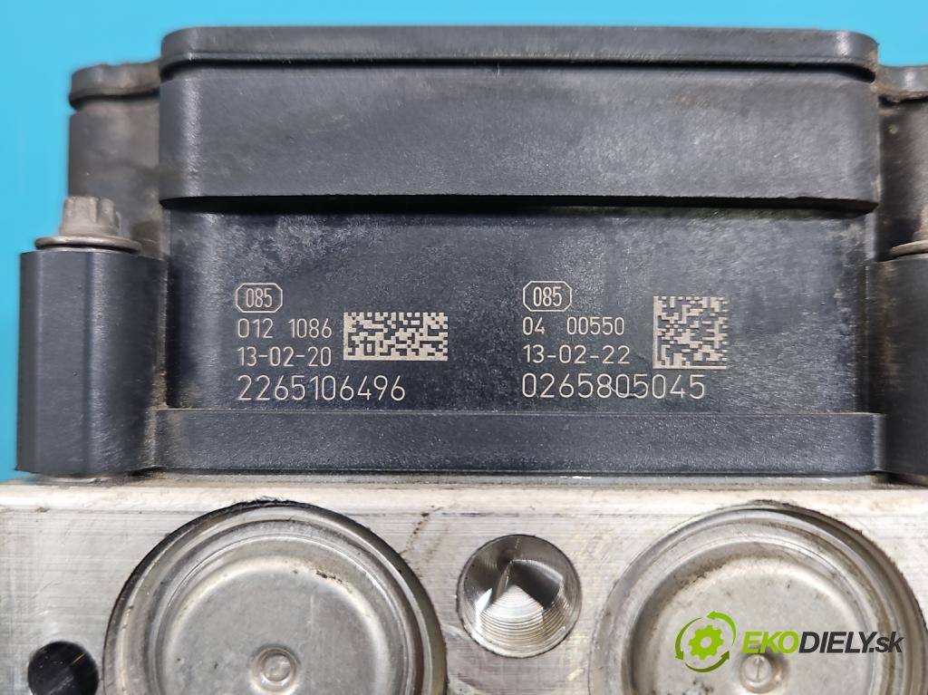 Skoda Roomster 1.4 16V 86 HP manual 63 kW 1390 cm3 5- čerpadlo abs 0265805045 (Pumpa ABS)