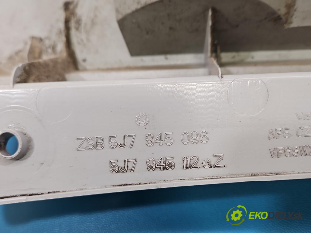 Skoda Roomster 1.4 16V 86 hp manual 63 kW 1390 cm3 5- světlo zadní pravé VP6SWX-13404-AA (Klika dveří ostatní)