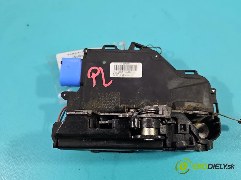 Skoda Roomster 1.4 16V 86 hp manual 63 kW 1390 cm3 5- zámek přední levý 5J1837015A