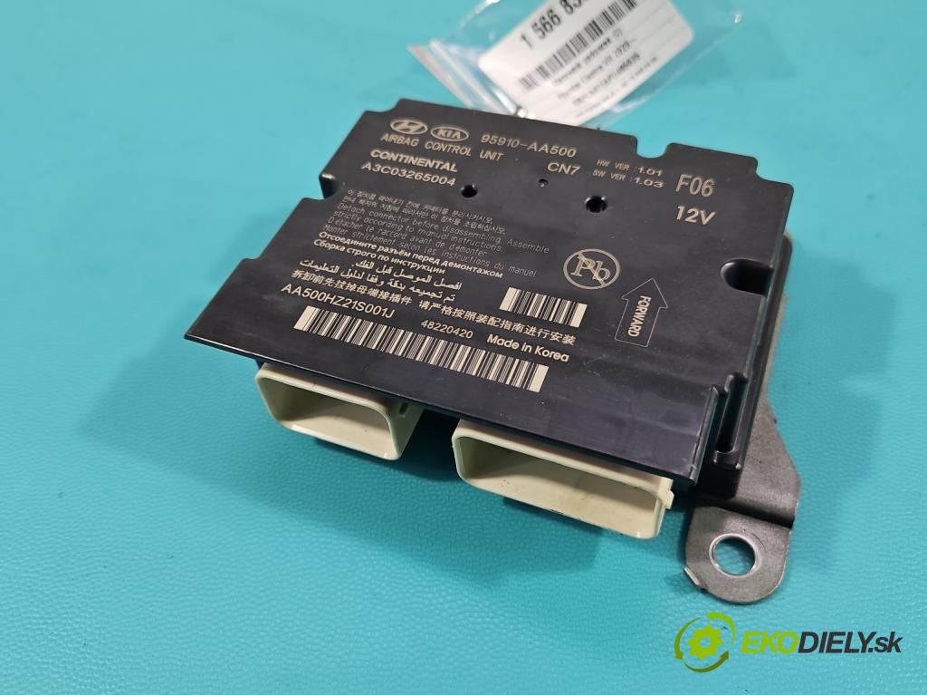 Hyundai Elantra VII 2020- 1.6 16V manual 90.2 kW 1598 cm3 4- riadiaca jednotka vankúše: 95910-AA500