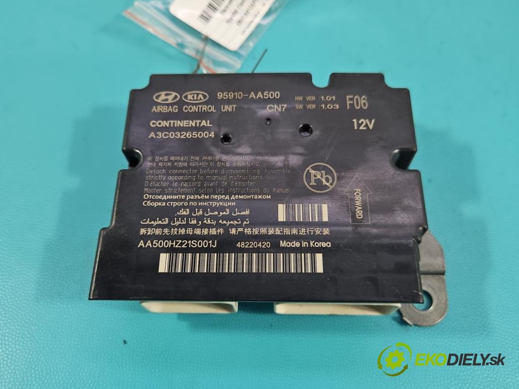 Hyundai Elantra VII 2020- 1.6 16V manual 90.2 kW 1598 cm3 4- riadiaca jednotka vankúše: 95910-AA500