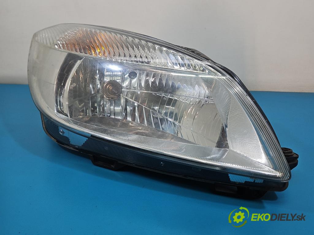 Skoda Roomster 1.4 16V 86 HP manual 63 kW 1390 cm3 5- Reflektor: pravý  (Svetlo predné pravé)