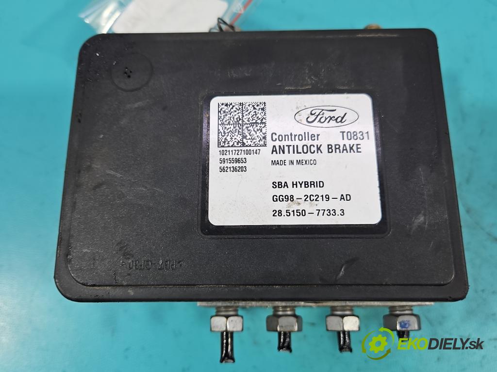 Ford Mondeo Mk5 2014-2022 2.0 16V 140 hp automatic 103 kW 1999 cm3 4- čerpadlo abs GG98-2C555-AD (Pumpa ABS)