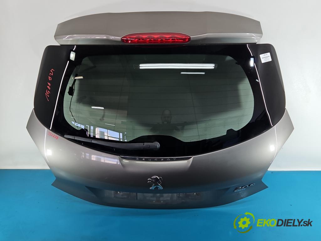 Peugeot 208 I 2012-2019 1.6 hdi 92 hp manual 68 kW 1560 cm3 5- zadní kufrové dveře  (Zadní kapota (kufr))