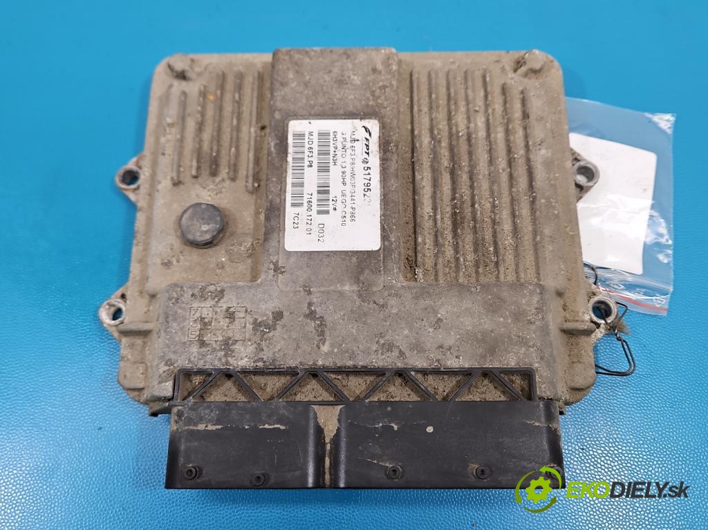 Fiat Punto Grande 1.3 jtd 90 HP manual 66 kW 1248 cm3 5- riadiaca jednotka motora 51795232