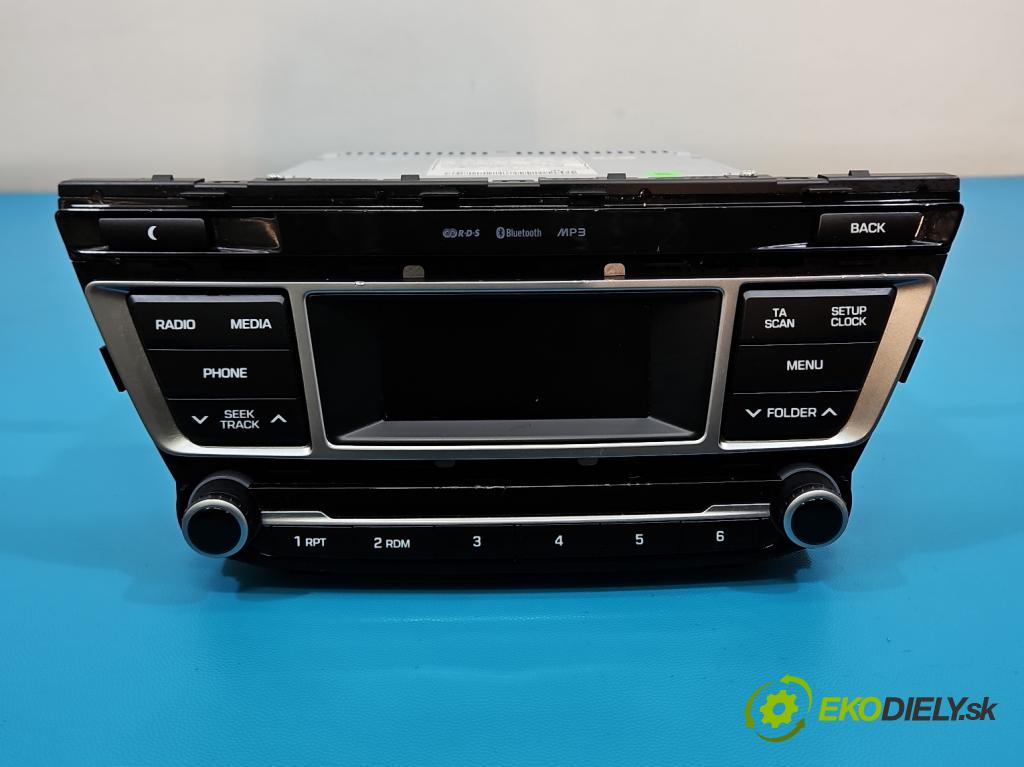 Hyundai i20 II 2014 -2020 1.2 16V 84KM manual 62 kW 1248 cm3 5- Radio originál 96170-C8050