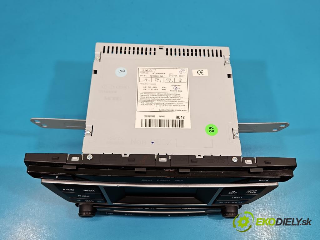Hyundai i20 II 2014 -2020 1.2 16V 84KM manual 62 kW 1248 cm3 5- Radio originál 96170-C8050