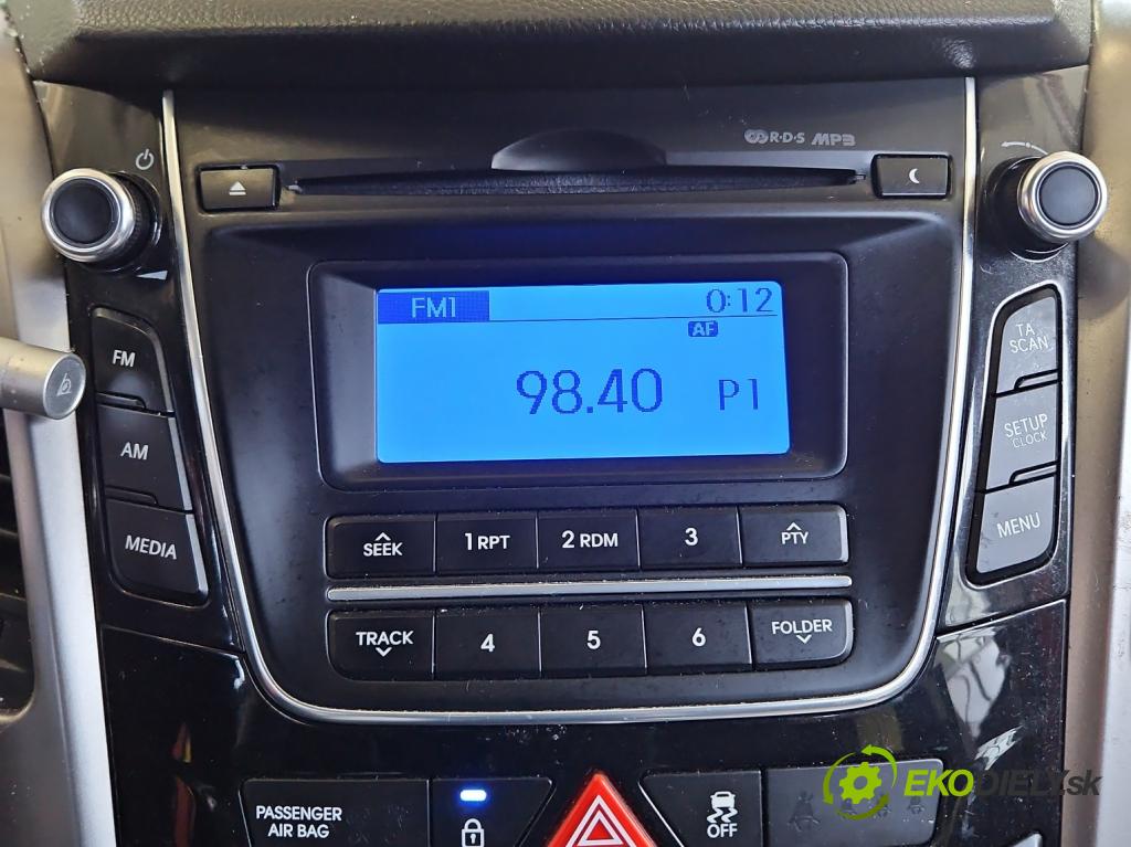 Hyundai I30 II 2012-2016 1.4 16V 100 hp manual 73.2 kW 1396 cm3 5- Radio továrna: 96170-A6200GU