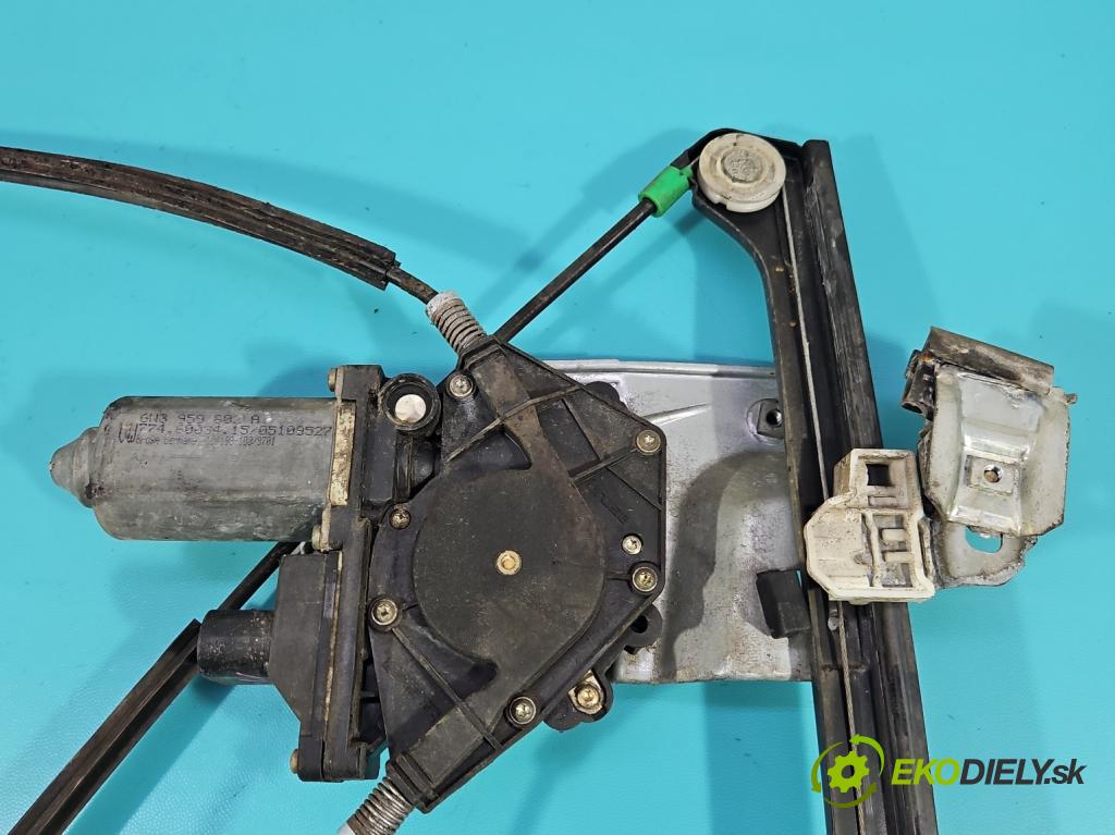 Vw Polo III 6N 1994-2001 1.4 16V 75 HP manual 55 kW 1390 cm3 5- mechanizmus okna predné pravý 6N3959802A