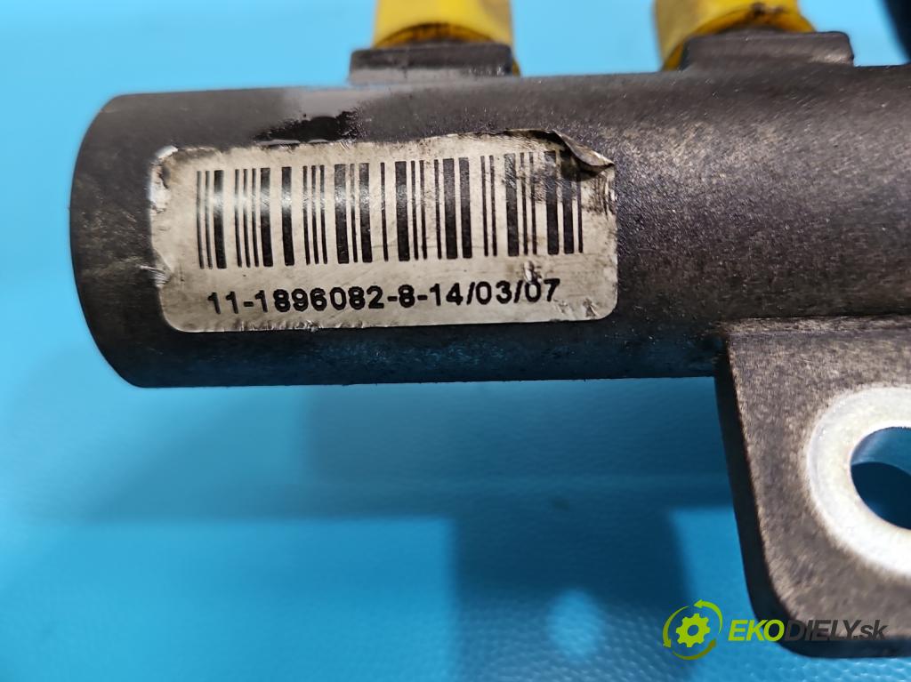 Fiat Punto Grande 1.3 jtd 90 hp manual 66 kW 1248 cm3 5- lišta vstřikovací 0445214141 (Vstřikovací lišta)