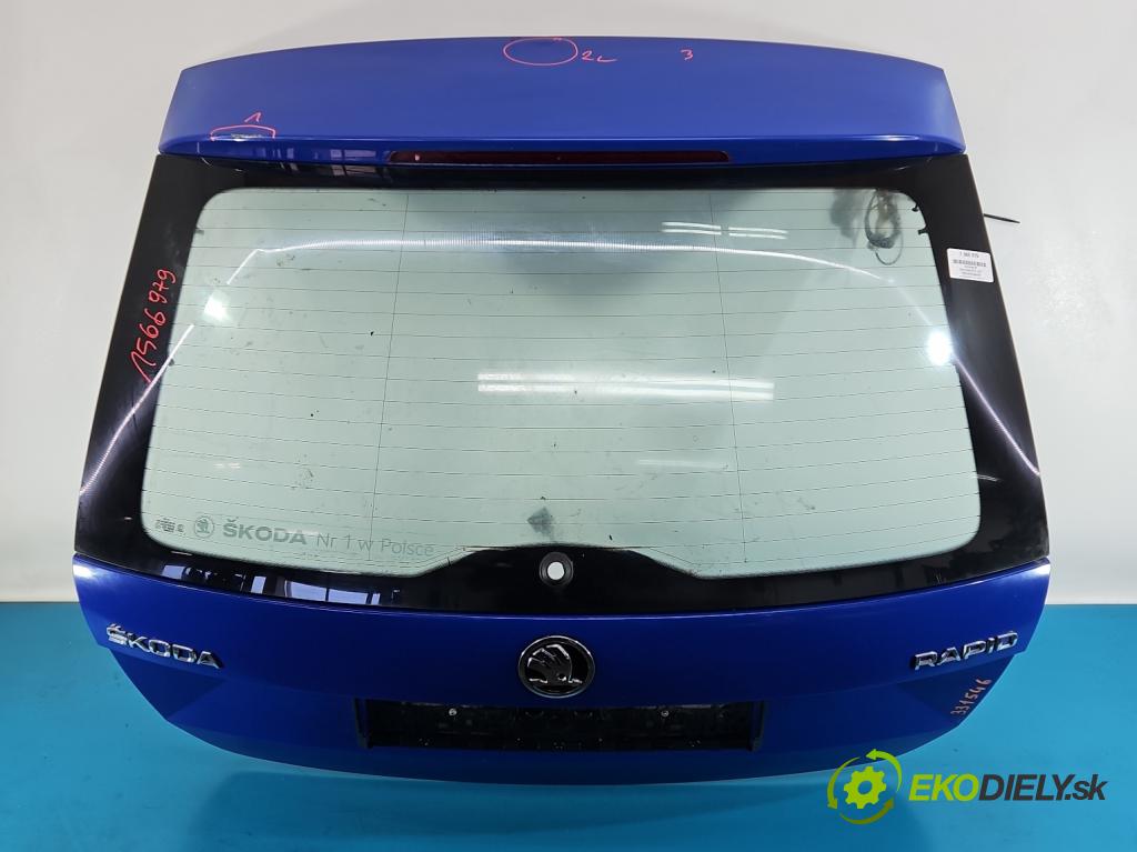 Skoda Rapid 2012-2019 1.4 tdi 90 HP manual 66 kW 1422 cm3 5- zadna kufor  (Kapota zadná (kufor))