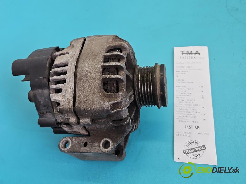Fiat Punto Grande 1.3 jtd 90 hp manual 66 kW 1248 cm3 5- Alternator 2542729C (Alternátor)
