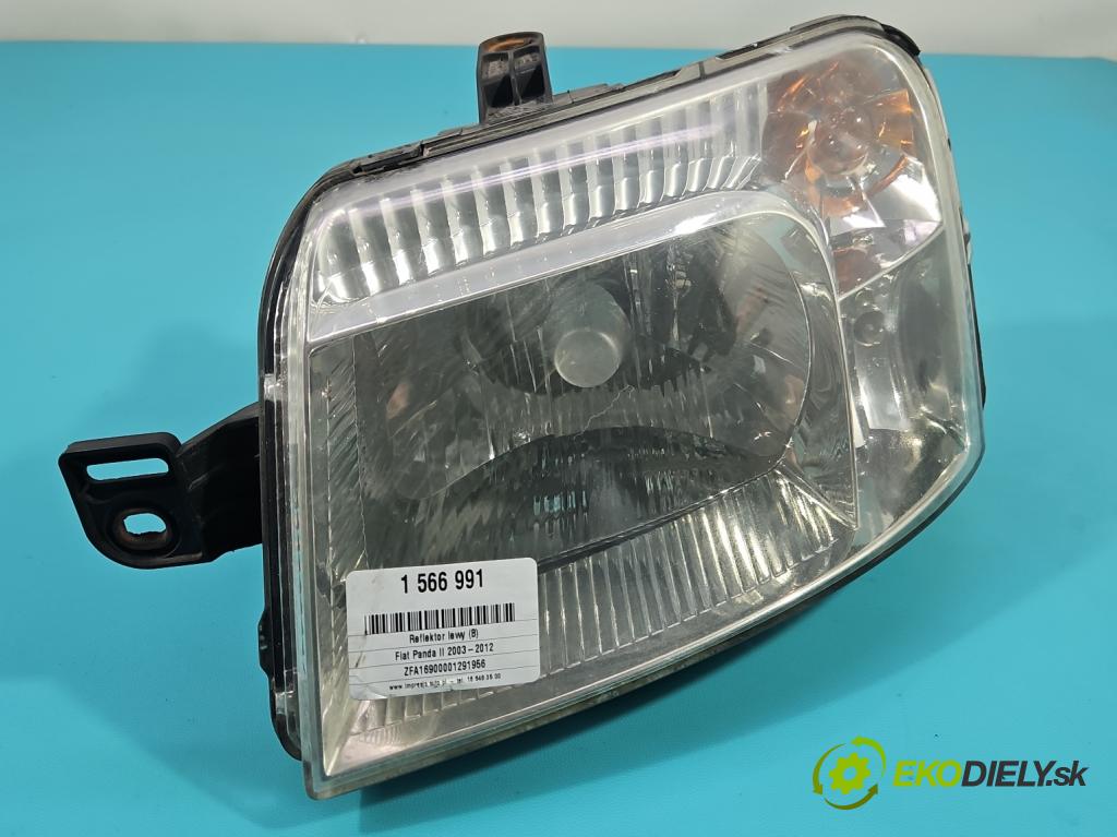 Fiat Panda II 2003-2012 1.1 8V 54 HP manual 40 kW 1108 cm3 5- Reflektor: ľavý  (Kľučka dverí ostatné)