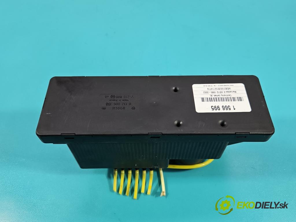 Mercedes E W210 1995-2002 2.0 8V 136 HP manual 100 kW 1998 cm3 4- Centrální: zámek: 0132006338