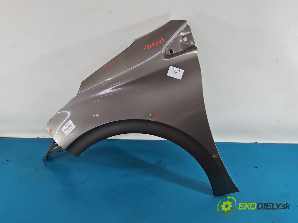 Peugeot 208 I 2012-2019 1.6 hdi 92 hp manual 68 kW 1560 cm3 5- blatnik přední levý  (Levý přední blatník)