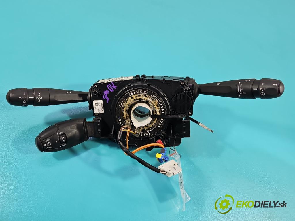 Peugeot 208 I 2012-2019 1.6 hdi 92 HP manual 68 kW 1560 cm3 5- prepínač komplex: 98030392ZD (Prepínacie páčky pod volantom)