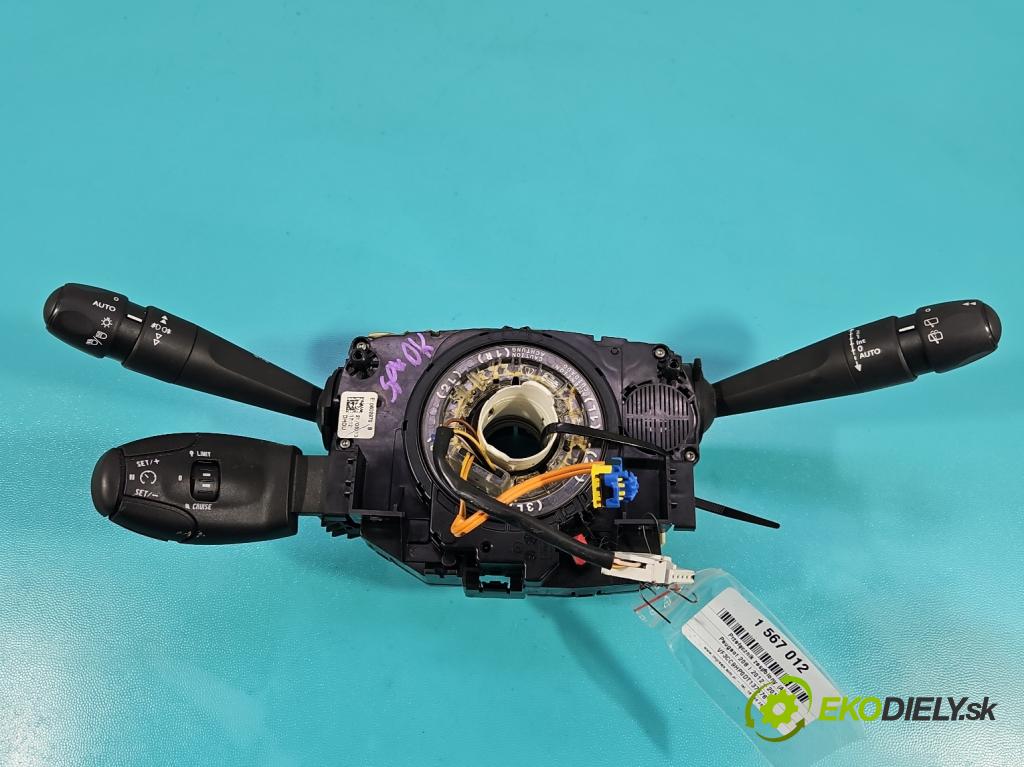 Peugeot 208 I 2012-2019 1.6 hdi 92 hp manual 68 kW 1560 cm3 5- Přepínač sdružený 98030392ZD (Páčky pod volantem)