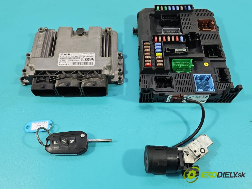 Peugeot 208 I 2012-2019 1.6 hdi 92 HP manual 68 kW 1560 cm3 5- riadiaca jednotka motora 0281030546