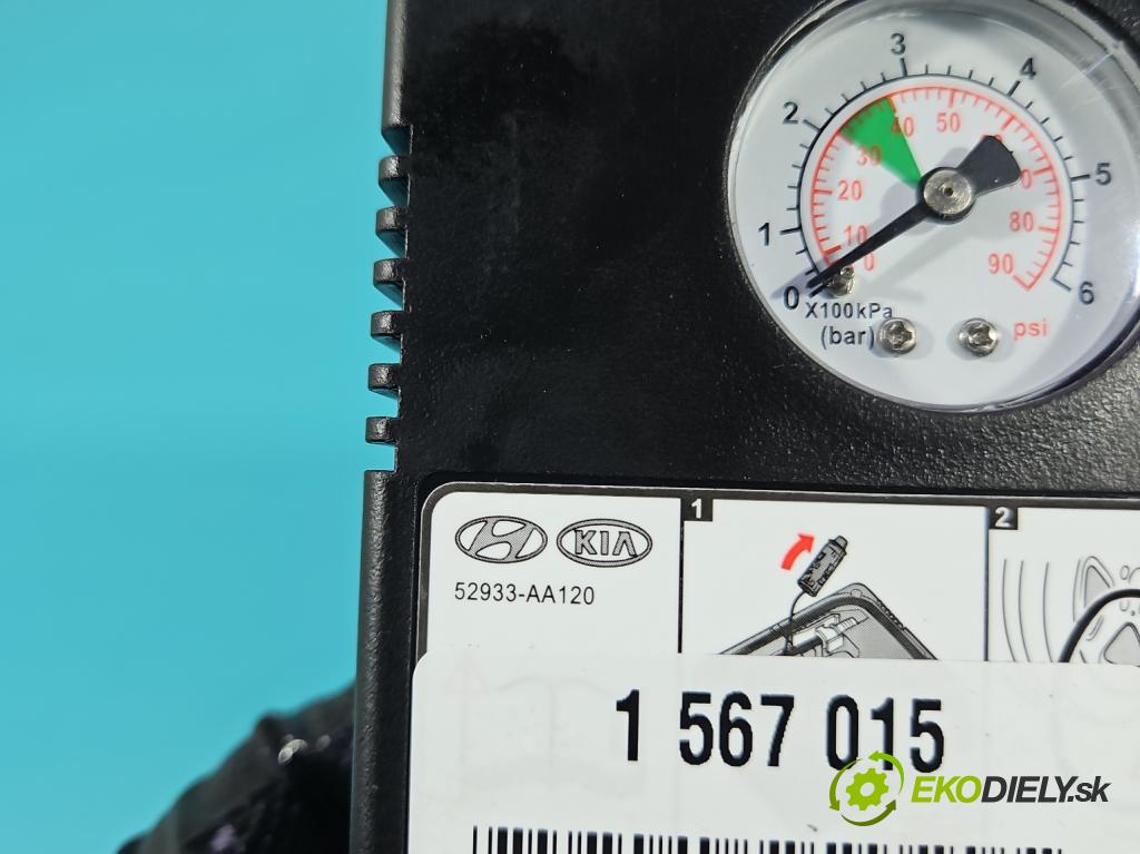 Hyundai Elantra VII 2020- 1.6 16V manual 90.2 kW 1598 cm3 4- pompa kompresor do pneumatík 52933-A120