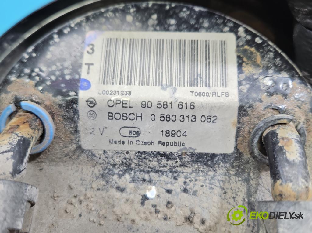 Opel Zafira A 1999-2005 1.8 16V 125 hp manual 92 kW 1796 cm3 5- čerpadlo paliva 90581616