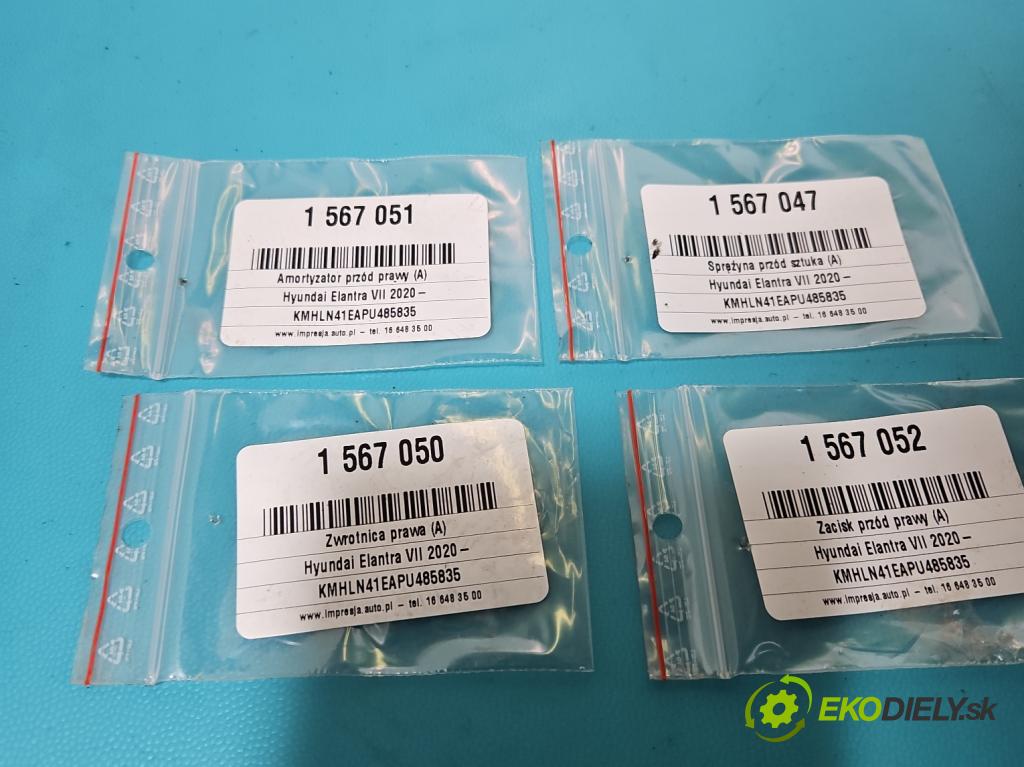 Hyundai Elantra VII 2020- 1.6 16V manual 90.2 kW 1598 cm3 4- brzdič predné pravý  (Kľučka dverí ostatné)