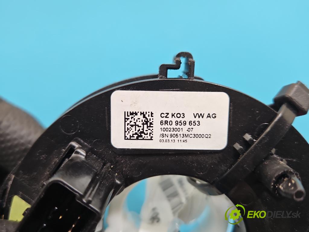 Skoda Roomster 1.4 16V 86 HP manual 63 kW 1390 cm3 5- Páska: airbag 6R0959653 (Airbag)