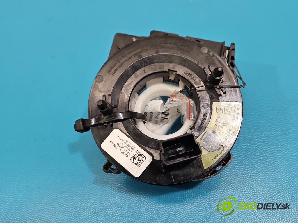 Skoda Roomster 1.4 16V 86 HP manual 63 kW 1390 cm3 5- Páska: airbag 6R0959653 (Airbag)