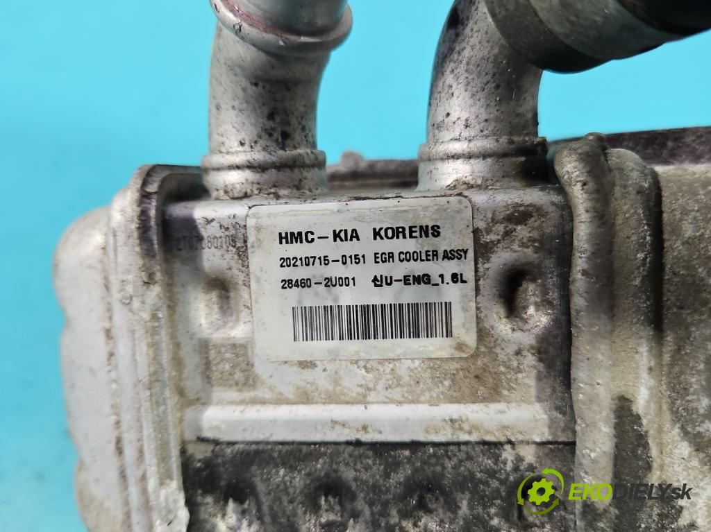 Hyundai I30 III 2016- 1.6 crdi 116 HP manual 85 kW 1598 cm3 5- chladič výfukové 28460-2U001