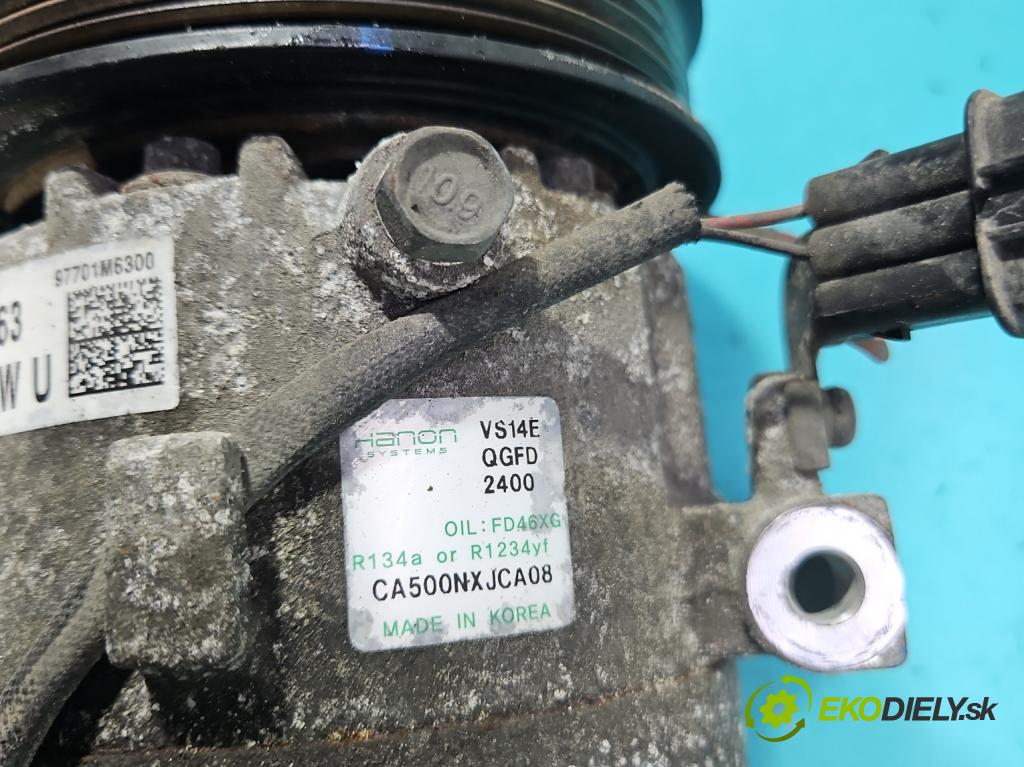Hyundai I30 III 2016- 1.6 crdi 116 HP manual 85 kW 1598 cm3 5- Kompresor: klimatizácie 97701M6300 (Kompresor klimatizácie)