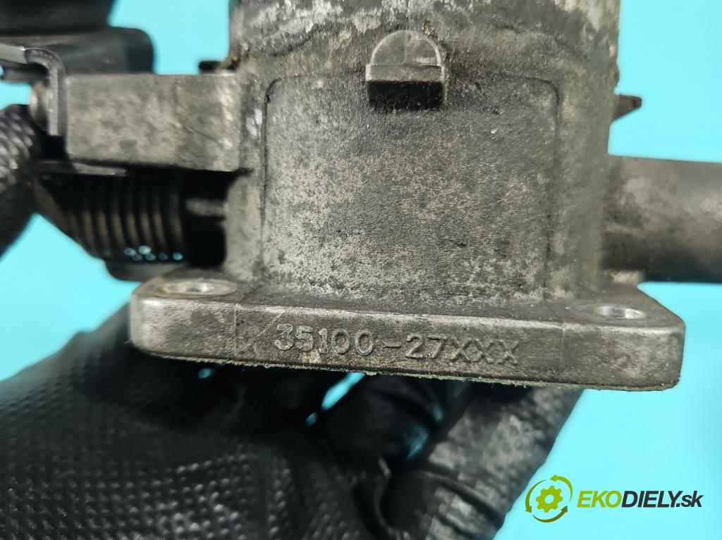 Hyundai H1 II 2007-2023 2.5 crdi 170 hp manual 125 kW 2497 cm3 5- škrticí klapka 35100-27XXX (Škrticí klapka)