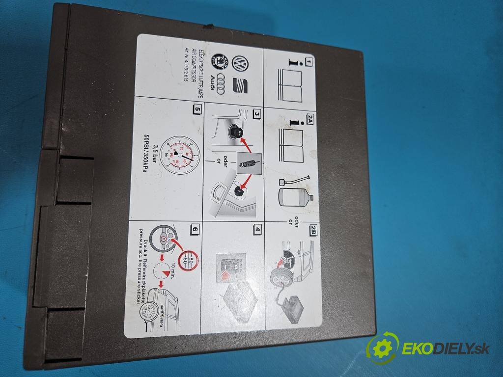 Audi Q7 2015- 3.0 TFSI CRE: 333KM: automatic 245 kW 2995 cm3 5- Příspěvek: Polystyren: kufra: 4M0012120G