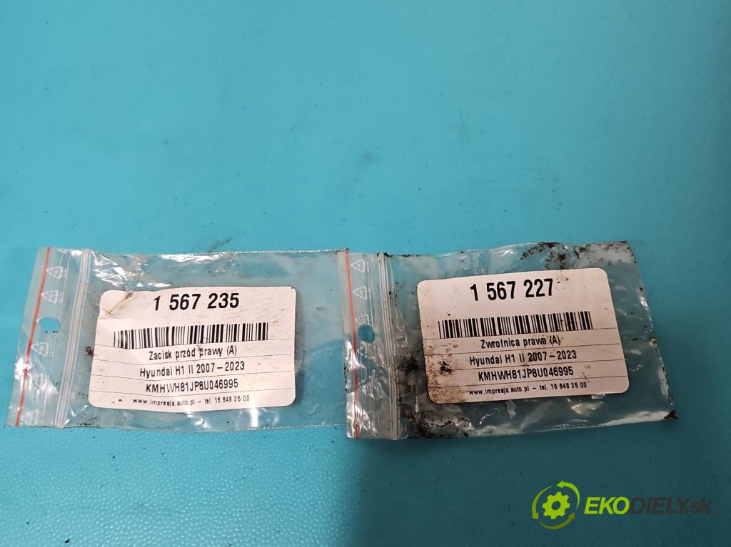 Hyundai H1 II 2007-2023 2.5 crdi 170 HP manual 125 kW 2497 cm3 5- brzdič predné pravý  (Kľučka dverí ostatné)