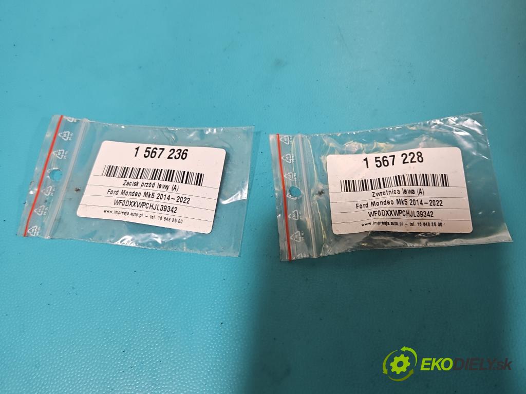 Ford Mondeo Mk5 2014-2022 2.0 16V 140 HP automatic 103 kW 1999 cm3 4- brzdič predné ľavý  (Kľučka dverí ostatné)