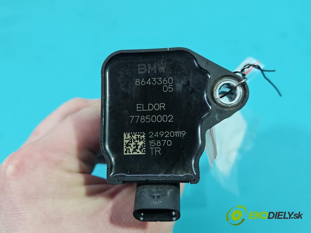 Bmw 3 G20 2018- 2.0 T 156 hp automatic 115 kW 1998 cm3 4- cívka zapalovací 8643360 (Zážehová cívka)