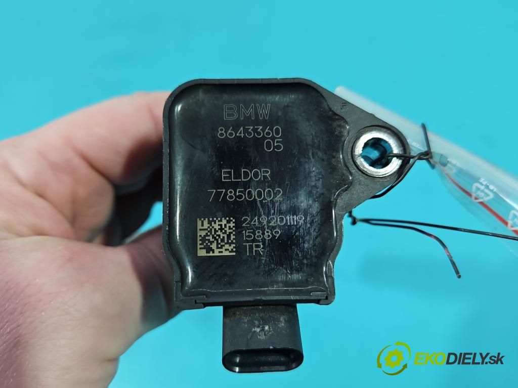 Bmw 3 G20 2018- 2.0 T 156 hp automatic 115 kW 1998 cm3 4- cívka zapalovací 8643360 (Zážehová cívka)