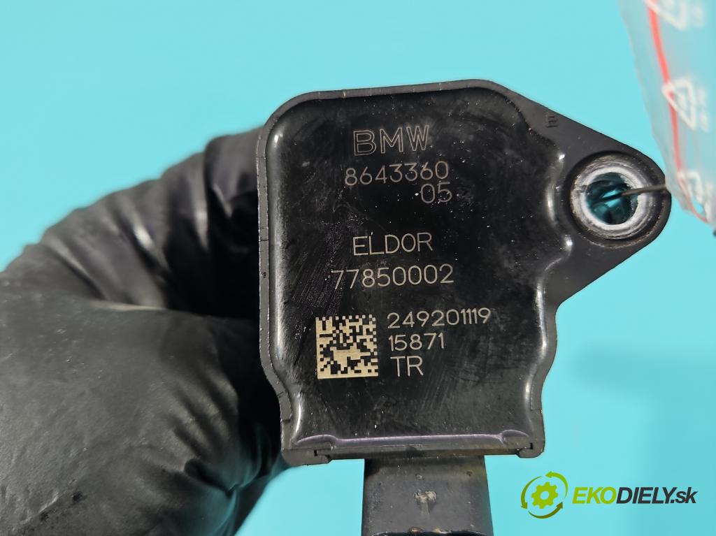 Bmw 3 G20 2018- 2.0 T 156 hp automatic 115 kW 1998 cm3 4- cívka zapalovací 8643360 (Zážehová cívka)