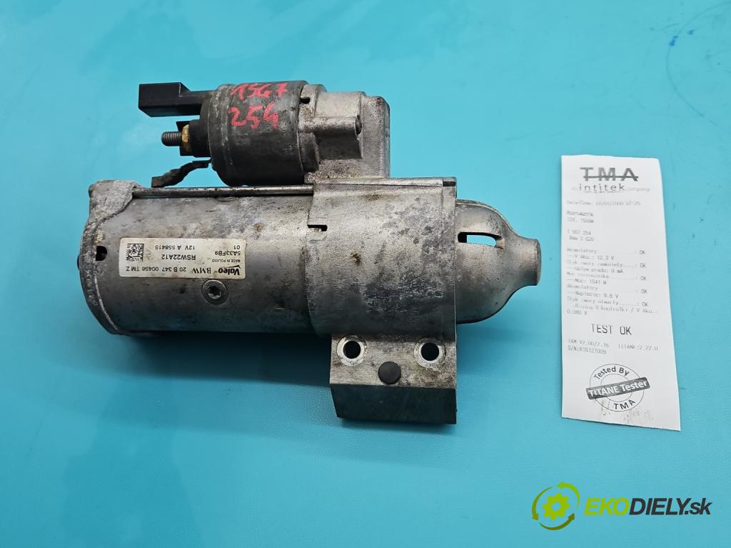 Bmw 3 G20 2018- 2.0 T 156 HP automatic 115 kW 1998 cm3 4- štartér 558415 (Štartér)