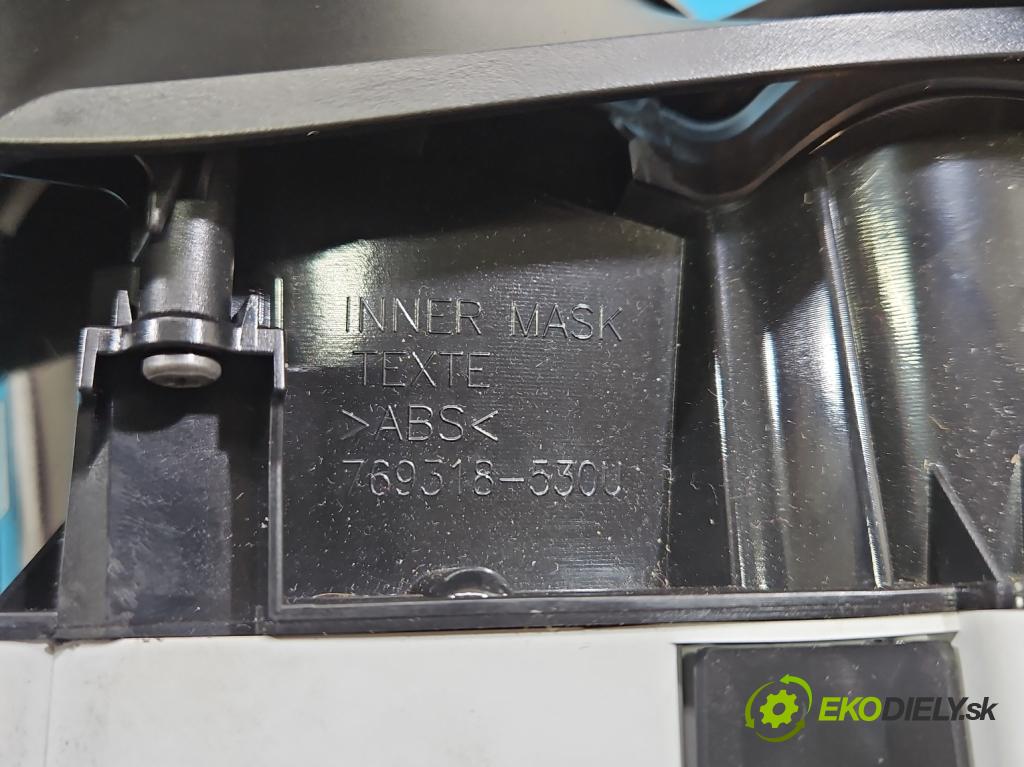 Citroen C3 III 2016-2024 1.2 12V 83 HP manual 61 kW 1199 cm3 5- prístrojovka/ budíky 9832140480 (Prístrojová doska)