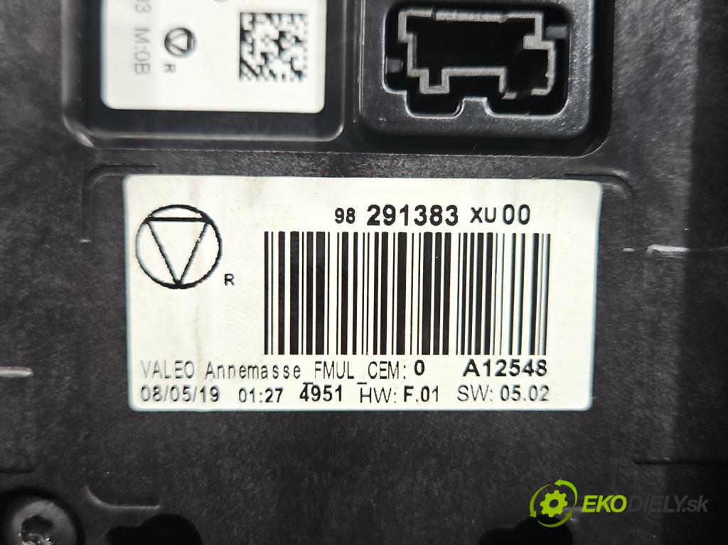 Citroen C3 III 2016-2024 1.2 12V 83 hp manual 61 kW 1199 cm3 5- displej 9828476980 (Přístrojová deska)