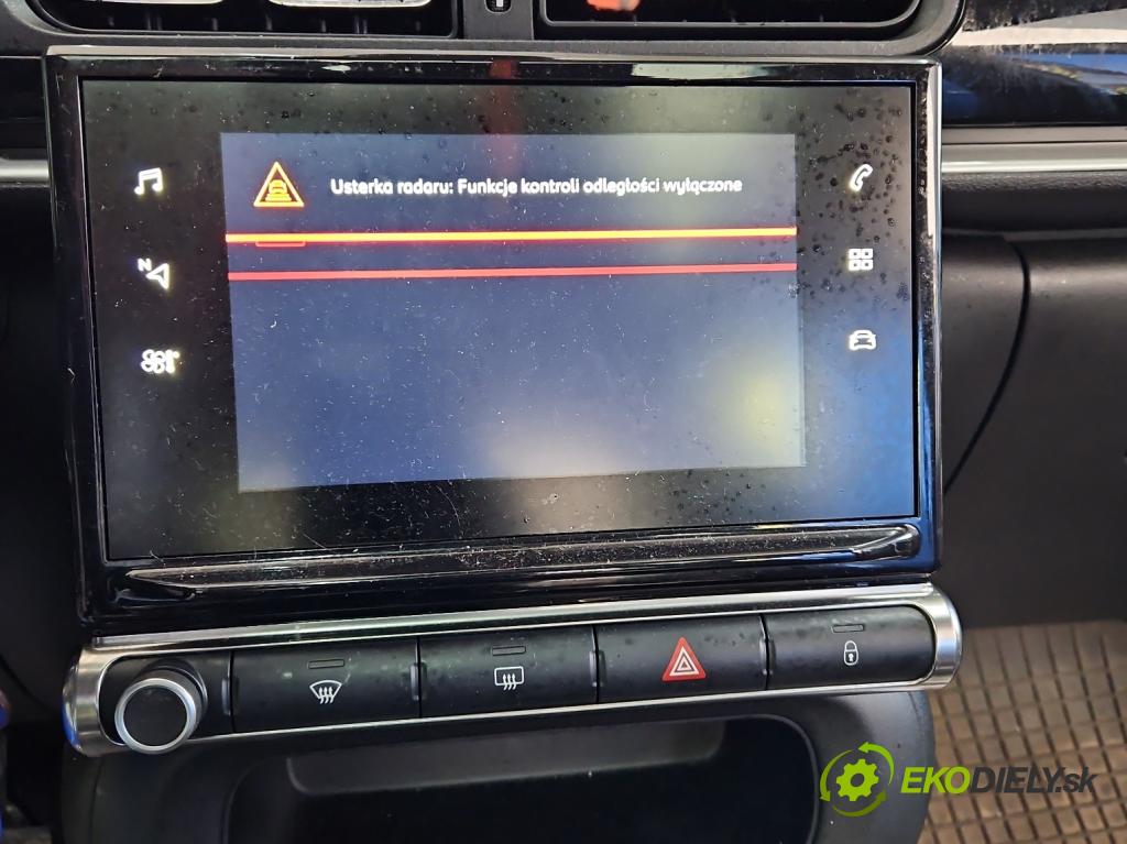 Citroen C3 III 2016-2024 1.2 12V 83 hp manual 61 kW 1199 cm3 5- displej 9828476980 (Přístrojová deska)