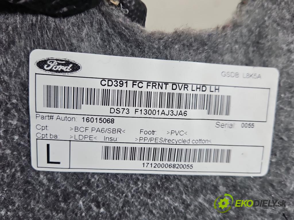 Ford Mondeo Mk5 2014-2022 2.0 16V 140 hp automatic 103 kW 1999 cm3 4- koberec do auta