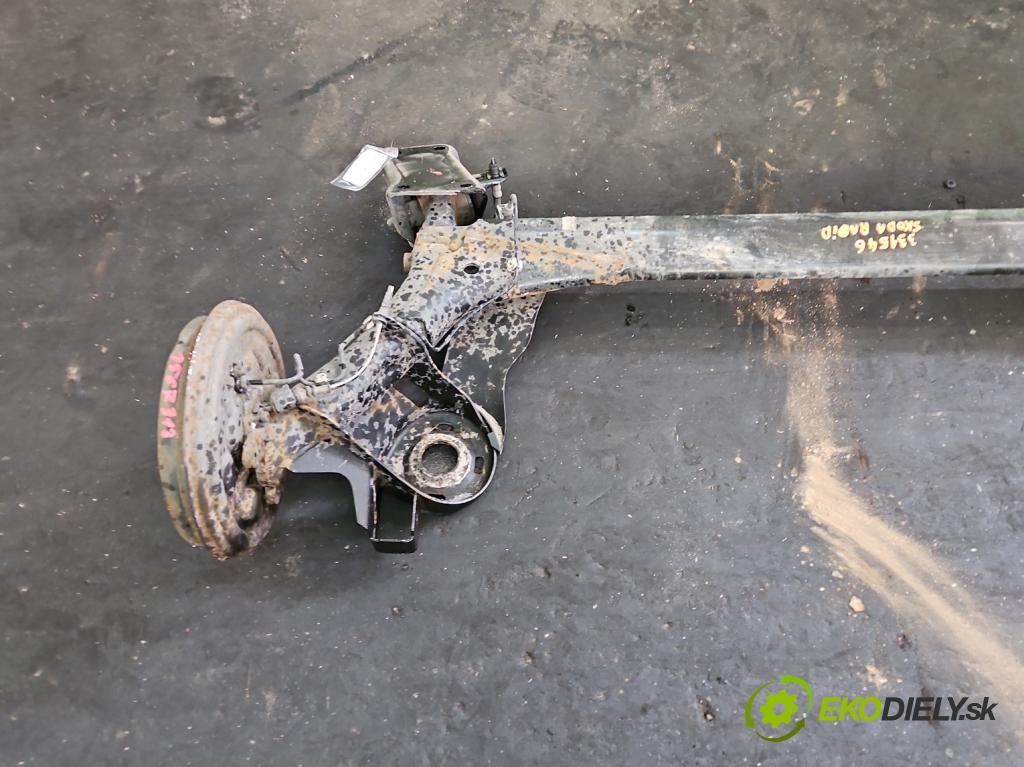 Skoda Rapid 2012-2019 1.4 tdi 90 HP manual 66 kW 1422 cm3 5- zadna výstuha  (Výstuha zadná)