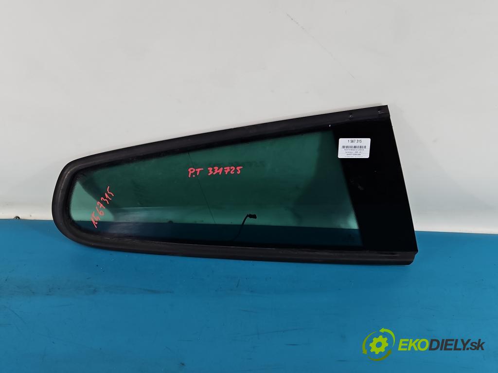 Vw Scirocco II 2008-2017 1.4 TSI 122 HP manual 90 kW 1390 cm3 3- sklo zadné pravé 