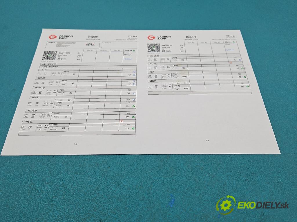 Opel Vectra C 2002-2008 1.9 cdti 150 HP manual 110 kW 1910 cm3 5- vstrek 0445110159 (Vstrekovač paliva)