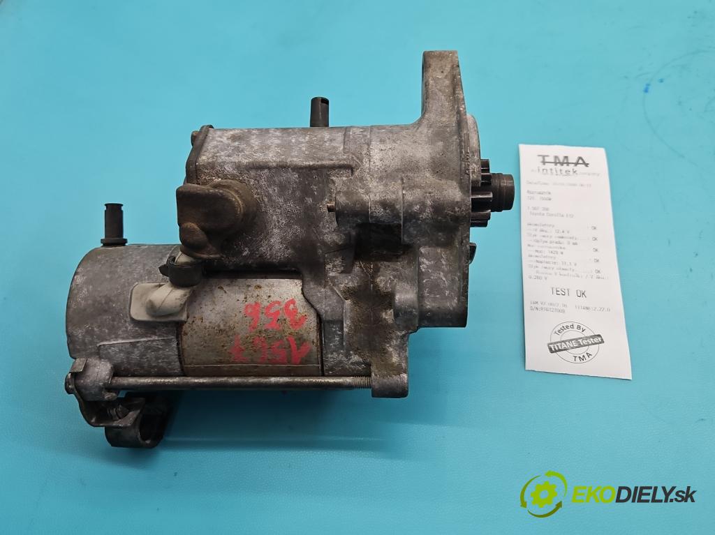 Toyota Corolla E12 2001-2009 1.4 D4D 90 HP manual 66 kW 1364 cm3 5- štartér  (Štartér)