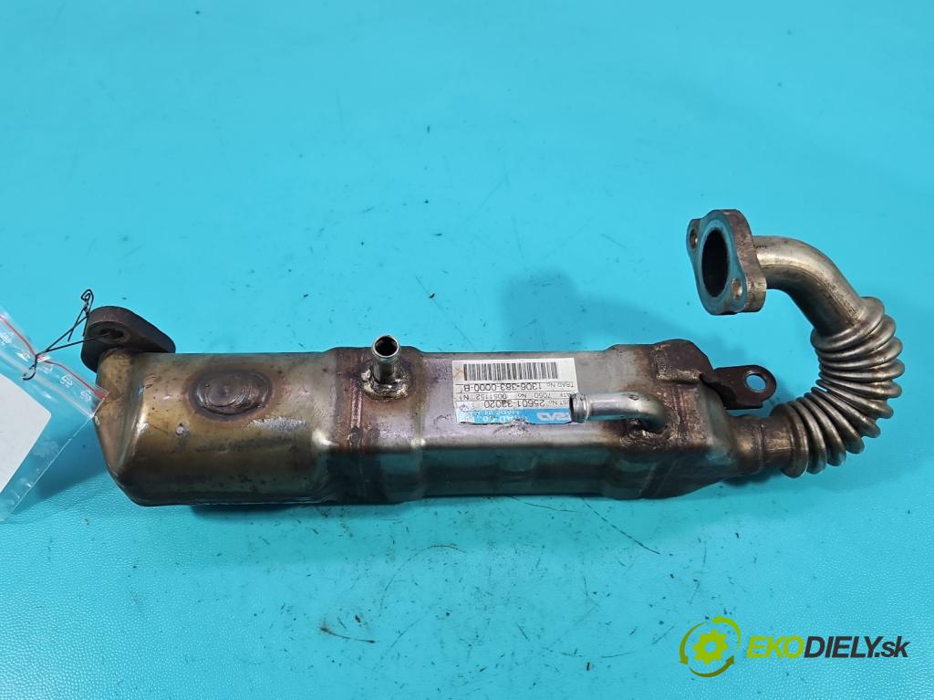 Toyota Corolla E12 2001-2009 1.4 D4D 90 HP manual 66 kW 1364 cm3 5- chladič výfukové 25601-33020